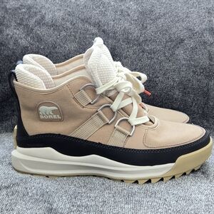 SOREL Boots Womens 10.5 Beige ONA RMX Chukka Plus Waterproof Rugged Chic Utility